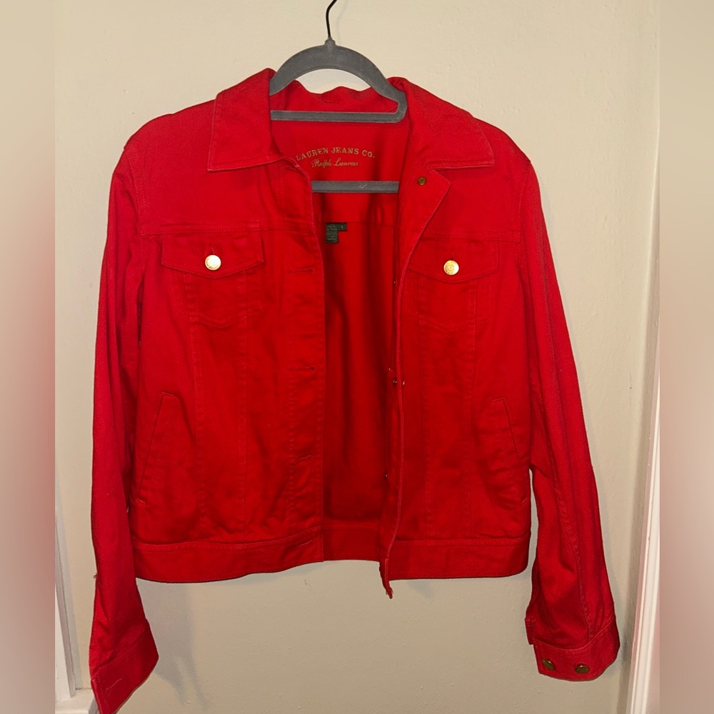 Red Lauren Jeans Co. Jacket